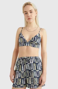 Женский топ с узором TJW TJ SPELLOUT BRALETTE Разноцветный M Tommy Jeans DW0DW15219