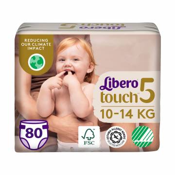Подгузники Libero Touch размер 5 (10-14 кг), 2*40 шт Подгузники Libero Touch размер 5 (10-14 кг), 2*40 шт