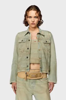 Женская голубая джинсовая куртка DE-BONNY-S1 Голубой S Diesel A11448 09H60