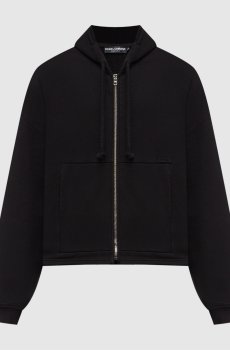 Черная утепленная спортивная куртка с логотипом