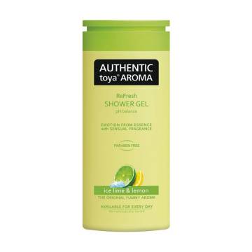 Гель для душа Authentic Toya Aroma Shower Gel Ледяной лайм и лимон, 400 мл Гель для душа Authentic Toya Aroma Shower Gel Ледяной лайм и лимон, 400 мл