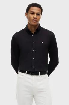Мужская черная рубашка PERFORMANCE Черный XL Tommy Hilfiger MW0MW41059