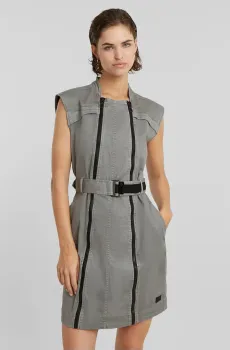 Женское серое платье Multi Zip Серый L G-Star RAW D24624,C106