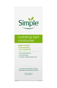 Легкий увлажняющий крем для лица Simple Kind to Skin Hydrating Light Moisturiser, 125 мл