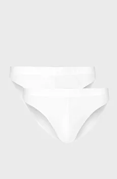 Мужские белые брифы (2 шт) Белый XXL Atlantic 2BMP-016