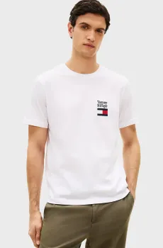 Мужская белая футболка BRAND LOVE TEXT Белый XXL Tommy Hilfiger MW0MW42367