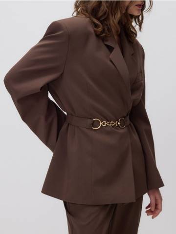 Reserved - LADIES` BLAZER - кавовий - YT237-84X Reserved - LADIES` BLAZER - кавовий - YT237-84X