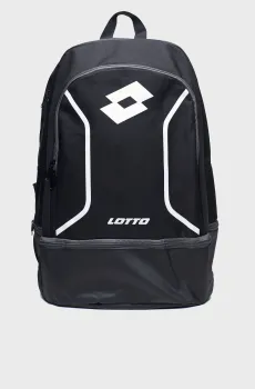Мужской черный рюкзак ELITE SOCCER BACKPACK Черный ONESIZE Lotto 216639/1CL