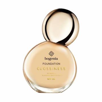Увлажняющая тональная основа для лица Bogenia Glossiness Foundation SPF 20, 004 Golden Beige, 30 мл Увлажняющая тональная основа для лица Bogenia Glossiness Foundation SPF 20, 004 Golden Beige, 30 мл