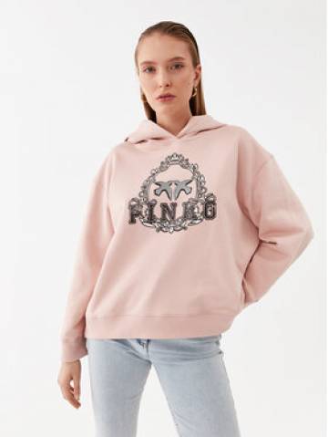 Pinko Світшот Sisma 101767 A13M Рожевий Regular Fit Pinko Світшот Sisma 101767 A13M Рожевий Regular Fit