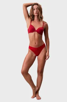 Женские красные трусики RISE Красный M Calvin Klein LV00QD5282