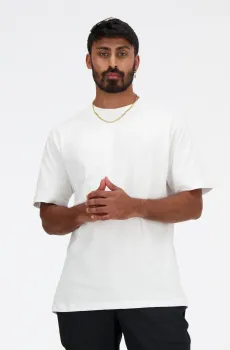 Мужская белая футболка NB Athletics Белый S New Balance MT41533WT