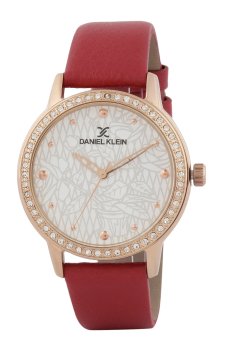 Daniel Klein Women Silver-Toned & White Analogue Watch DK.1.12498-6