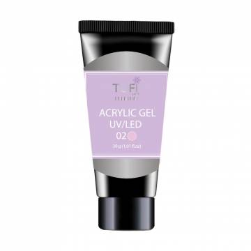 Акрил-гель для ногтей Tufi Profi Premium Acrylic Gel UV/LED, 02 Нежное облако, 30 г Акрил-гель для ногтей Tufi Profi Premium Acrylic Gel UV/LED, 02 Нежное облако, 30 г