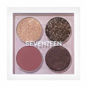 Палетка теней для век Seventeen Vibrant Eyes Quad 07 Nude Poetry, 6.4 г Палетка теней для век Seventeen Vibrant Eyes Quad 07 Nude Poetry, 6.4 г