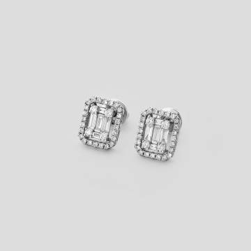 Золотые серьги Minimal с963-б-дм-PR-др Золотые серьги Minimal с963-б-дм-PR-др
