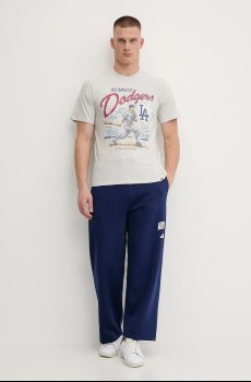 Хлопковая футболка 47 brand MLB Los Angeles Dodgers