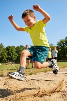Спортивні шорти з відбиваючими елементами Active - синьо-зелений