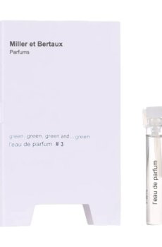 Miller et Bertaux No. 3 Green, Green, Green and... Green Парфюмированная вода унисекс, 2 мл (пробник)