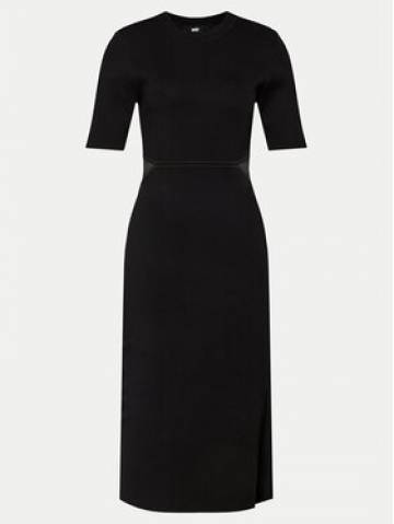 DKNY Трикотажна сукня P4AUAN33 Чорний Slim Fit DKNY Трикотажна сукня P4AUAN33 Чорний Slim Fit