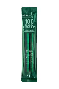 Бустер для лица VT Cosmetics Pro Cica Reedle Shot 100 со спикулами и центеллой, 2 мл