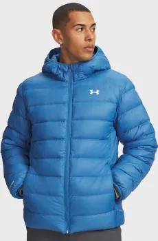 Мужской голубой пуховик LEGEND DOWN HOODED JACKET Голубой XL Under Armour 1385837-430