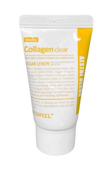 Осветляющая гель-пенка для лица Medi-Peel Vegan Vitamin Collagen Clear с коллагеном, 15 мл