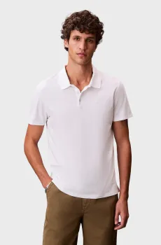 Мужское белое поло SLIM STRETCH Белый M Calvin Klein LV04LF200G