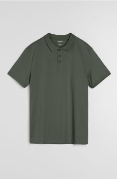 Бавовняна сорочка поло - зелений