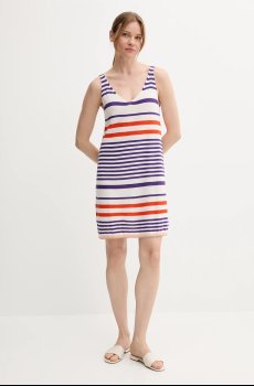 Хлопковое платье United Colors of Benetton