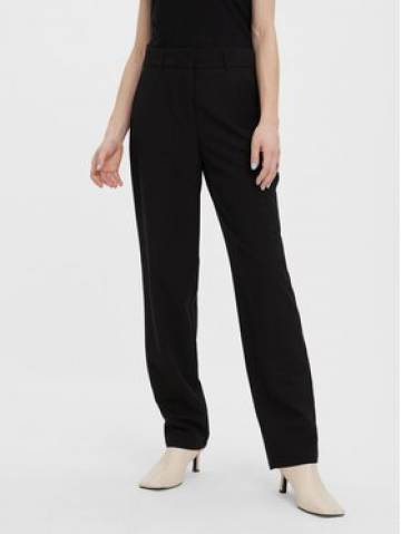 Vero Moda Штани з тканини Zelda 10261257 Чорний Straight Fit Vero Moda Штани з тканини Zelda 10261257 Чорний Straight Fit