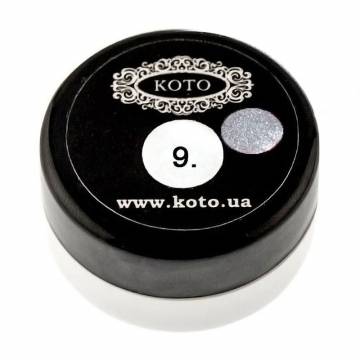 Гель-краска для ногтей KOTO 9 Серебро, 5 мл Гель-краска для ногтей KOTO 9 Серебро, 5 мл