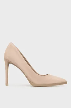 Женские серые замшевые лодочки Edith Серый 37 PRPY PRFLT6325W