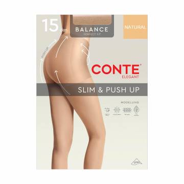 Колготки женские Conte elegant Balance 15 DEN, Natural, размер 5 Колготки женские Conte elegant Balance 15 DEN, Natural, размер 5
