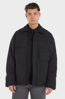 Мужская черная куртка QUILTED WORKWEAR JACKET Черный S Calvin Klein K10K111463