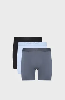 Мужские боксеры (3 шт) BOXER BRIEF Разноцветный S Calvin Klein 000NB3652A