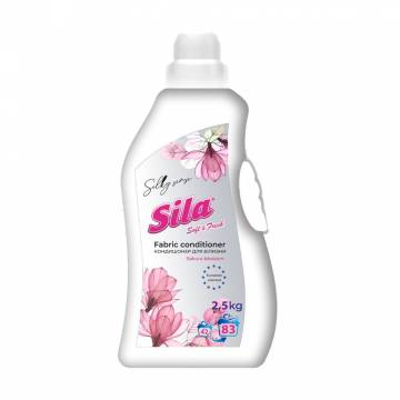 Кондиционер-ополаскиватель для белья Sila Soft & Fresh Silky Sense, 83 стирки, 2.5 кг Кондиционер-ополаскиватель для белья Sila Soft & Fresh Silky Sense, 83 стирки, 2.5 кг