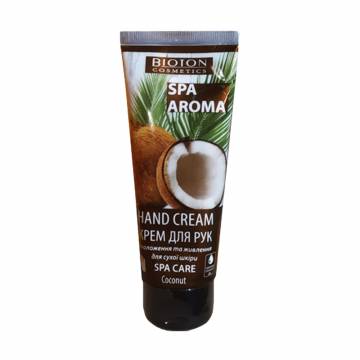 Увлажняющий крем для рук Bioton Cosmetics Spa & Aroma Hand Cream с кокосовым маслом, 75 мл Увлажняющий крем для рук Bioton Cosmetics Spa & Aroma Hand Cream с кокосовым маслом, 75 мл