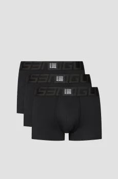 Мужские черные боксеры (3 шт) Черный L Guess U4RG01.K6YW0;P9MU