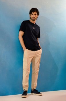 Штани cargo jogger - нюдовий