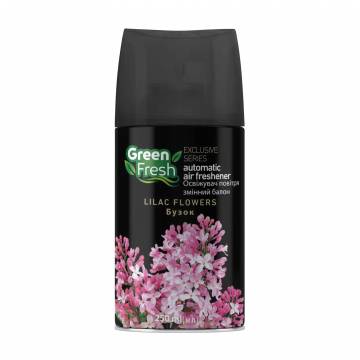 Сменный баллон для автоматического освежителя воздуха Green Fresh Сирень, 250 мл Сменный баллон для автоматического освежителя воздуха Green Fresh Сирень, 250 мл