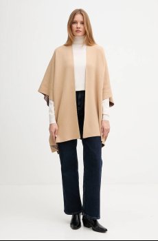 Двухстороннее пончо с добавлением шерсти United Colors of Benetton