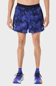 Чоловічі сині шорти з візерунком Синий XL Asics 2011D526-400