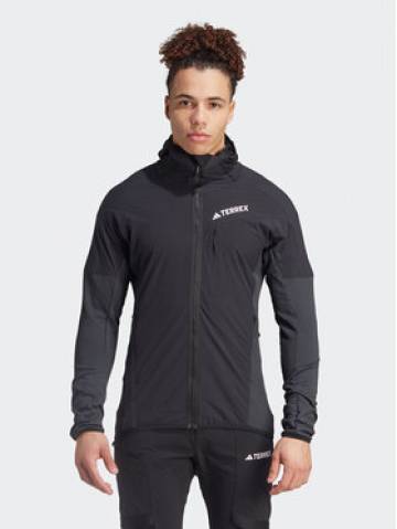 adidas Флісовий реглан IB1860 Чорний Slim Fit adidas Флісовий реглан IB1860 Чорний Slim Fit