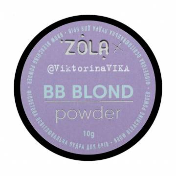 Осветляющая пудра для бровей Zola ViktorinaVika BB Blond Powder Фиолетовая, 10 г Осветляющая пудра для бровей Zola ViktorinaVika BB Blond Powder Фиолетовая, 10 г