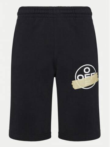 Off-White Спортивні шорти OMCI006G20FLE0041061 Чорний Regular Fit Off-White Спортивні шорти OMCI006G20FLE0041061 Чорний Regular Fit
