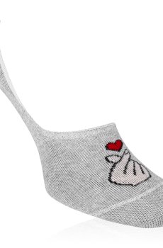 Носки-подследники женские AmiGA Эмоджи, размер 25