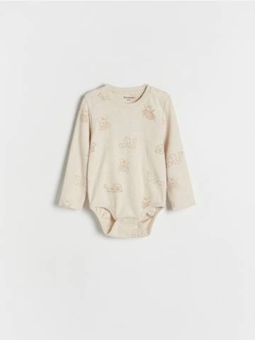 Reserved - BABIES` BODY SUIT - кремовий - 5436S-01X Reserved - BABIES` BODY SUIT - кремовий - 5436S-01X