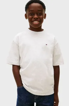 Детская светло-серая футболка ESSENTIAL ARCHIVE FIT TEE SS Серый 12 Tommy Hilfiger KB0KB09646