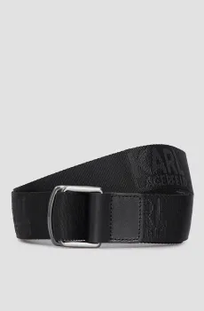 Мужской черный ремень Черный 80 Karl Lagerfeld 551106.805300;990